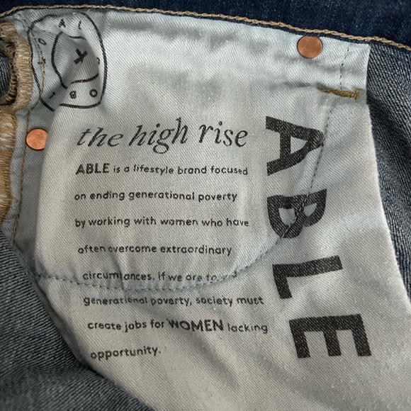 Able The Clarissa High Rise Jeans - Picture 8 of 10